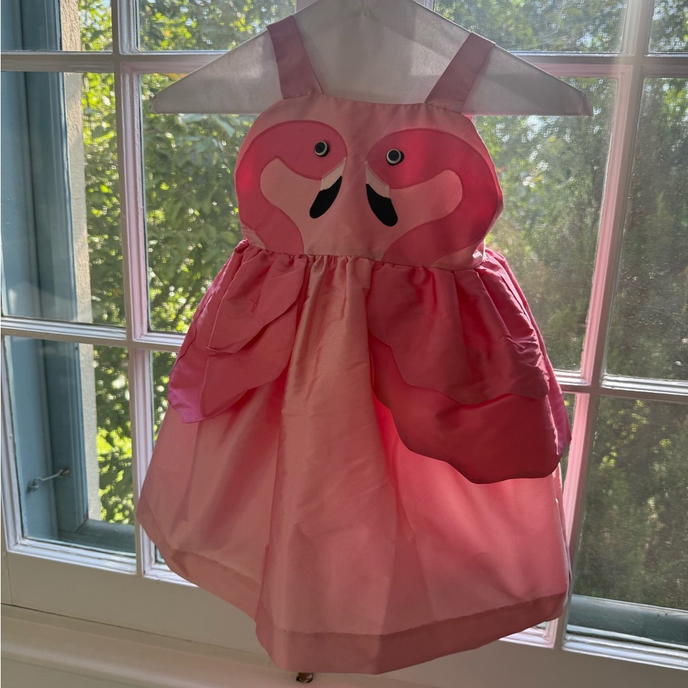 Pink Flamingo Kids Formal Dress